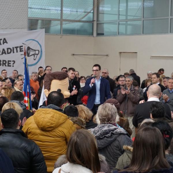 BASTAĆ ODRŽAO PREDIZBORNU KONVENCIJU: Neću prestati da se borim dok ne proteramo agresiju i nasilje iz Beograda!