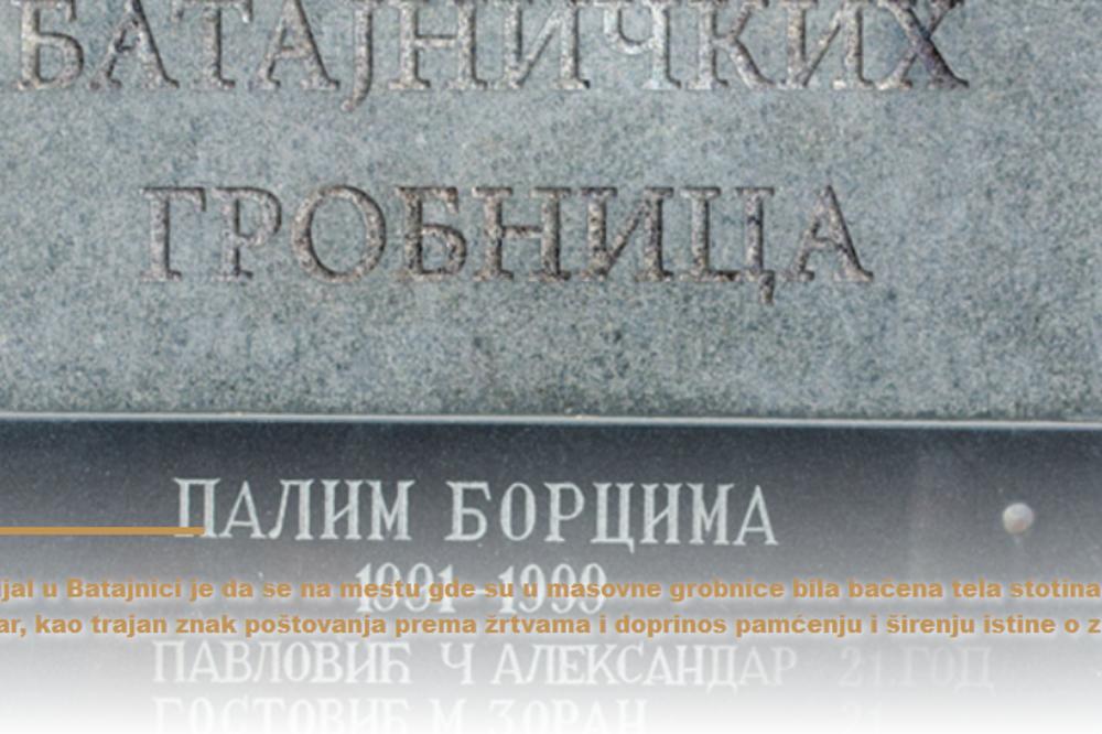 Poziv listama za beogradske izbore da se izjasne o izgradnji Memorijalnog centra u Batajnici