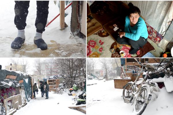 NAPOLJU JE PASJE VREME, A ONI ŽIVE U KUĆAMA OD KARTONA! Otišli smo u porodicu u Beogradu koja jedva preživljava na ovom minusu (FOTO)