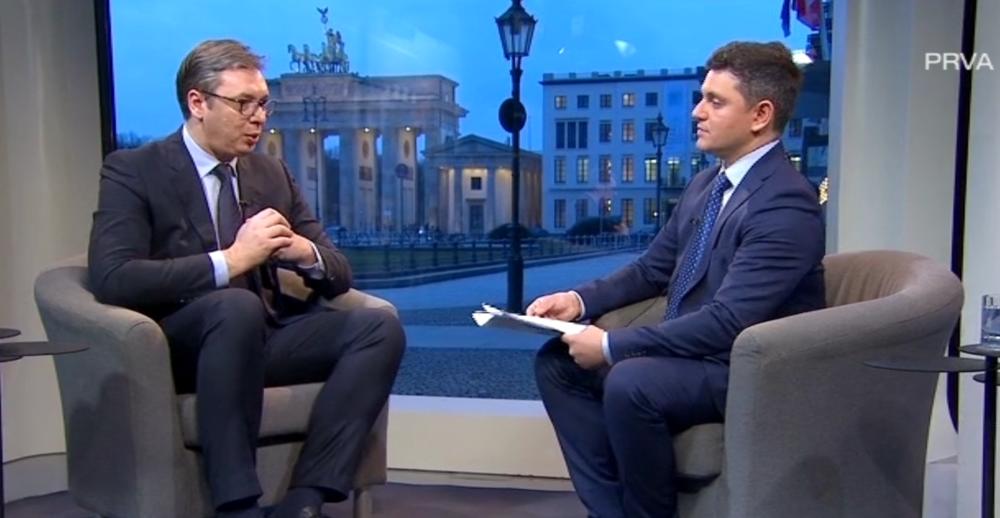 Predsednik Srbije Aleksandar Vučić boravi danas u zvaničnoj poseti Berlinu 