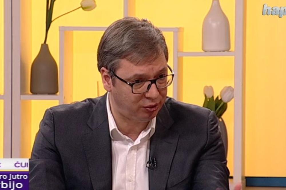 VUČIĆ NA TV HEPI: Bio je Obradović s nekima u kapuljačama ispred ulaza, PA SU POBEGLI!