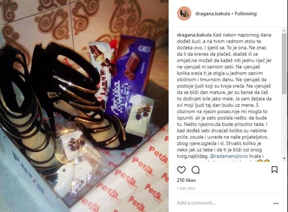 Poklon Rade Manojlović svojoj obožavateljki 