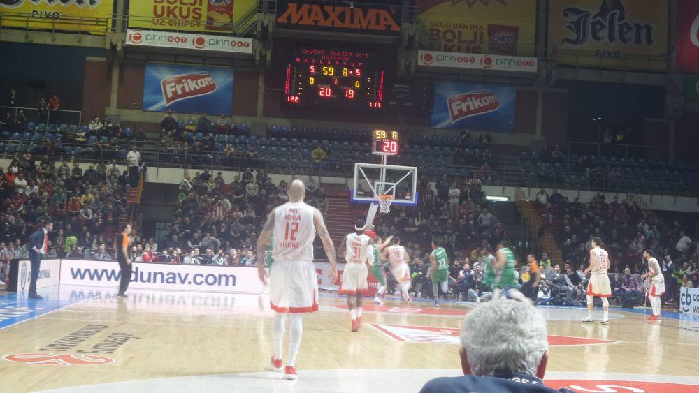 Detalj sa meča Crvena zvezda - Unikaha