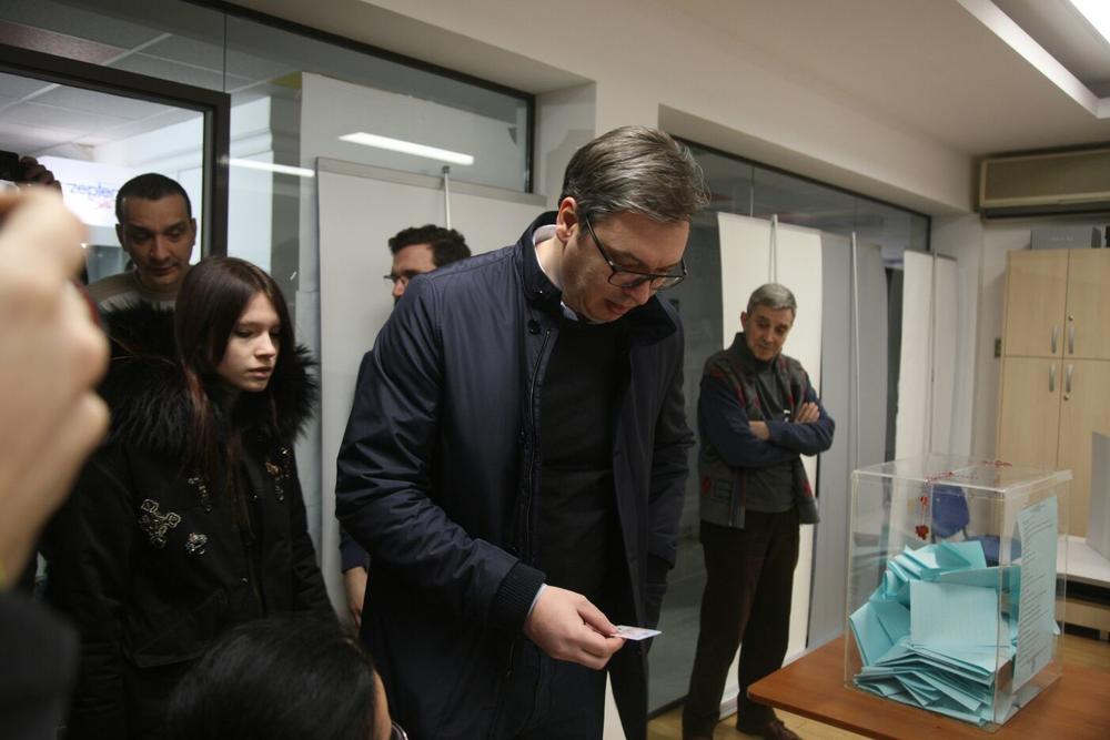 Aleksandar Vučić sa ćerkom Milicom  