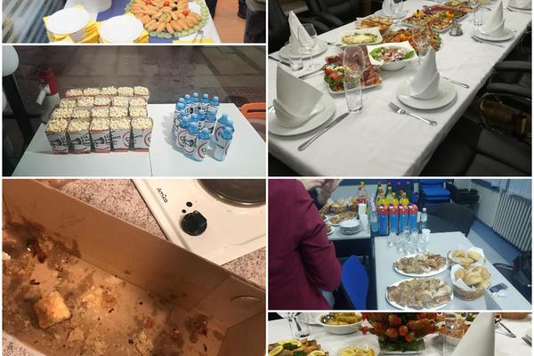 NEKO JE POSLUŽIO PRAZNE KUTIJE, KOD ŠEKIJA PEČENJE, A SNS RAZVALIO: Evo šta se jelo dok su se čekali rezultati! (FOTO)