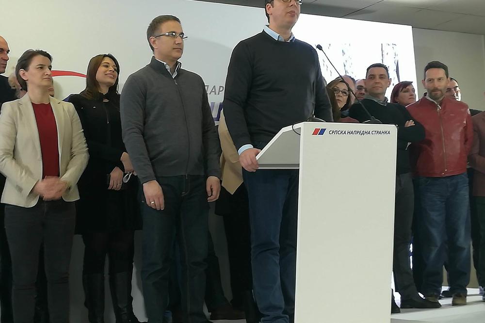 UBEDLJIVA POBEDA NAPREDNJAKA U SEVOJNU, BORU I ARANĐELOVCU: Svuda oko 60 odsto glasova!