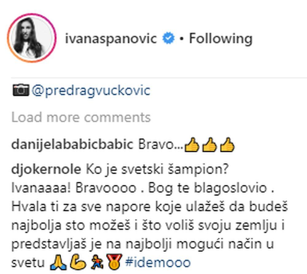 Čestitka Novaka Đokovića Ivani Španović