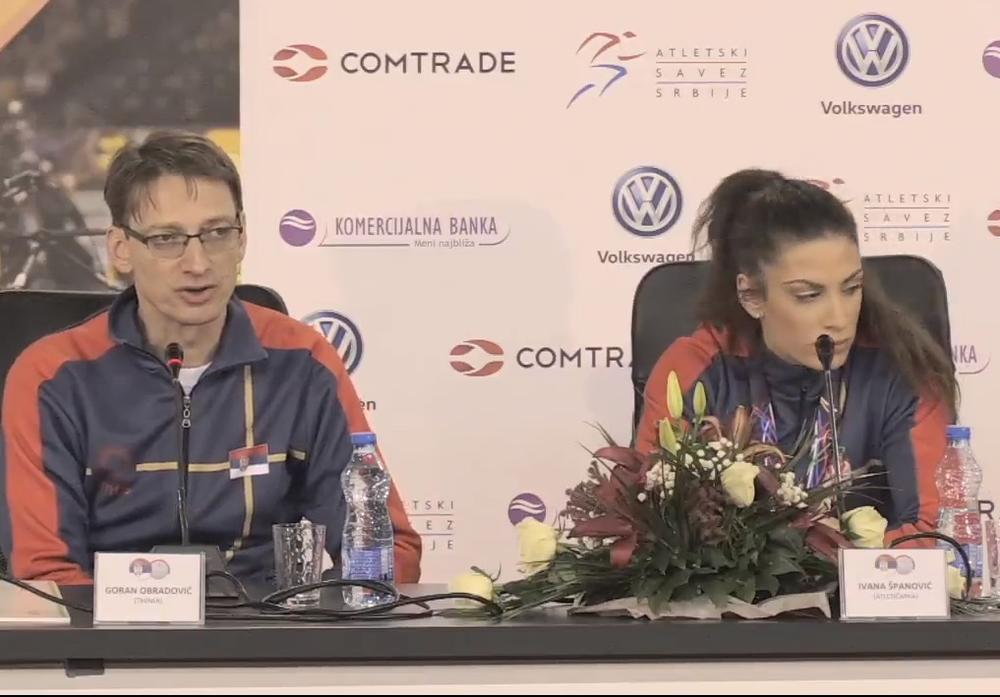 Goran Obradović i Ivana Španović  