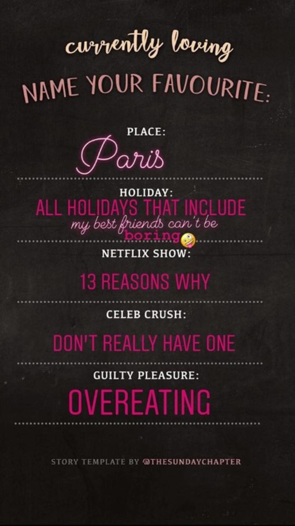 Navedi svoje omiljeno...  