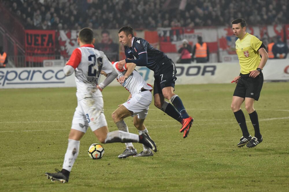 Sudija Jovan Šegrt je sudio meč Vojvodine i Zvezde 2018. godine  