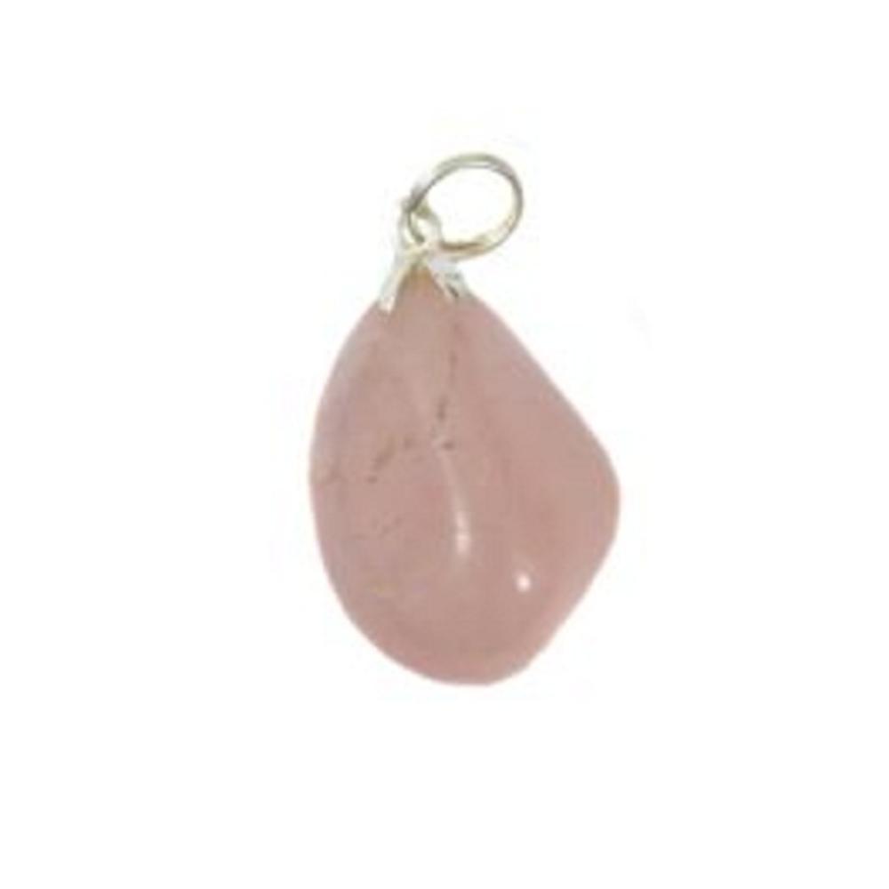 Ružičasti kvarc sa lančićem  