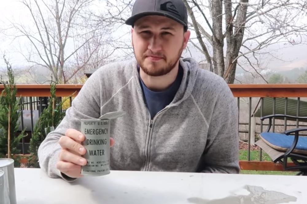 EKSPERIMENT: Popio je vodu koja je stajala u konzervi 16 godina, a evo šta mu se ubrzo dogodilo! (VIDEO)