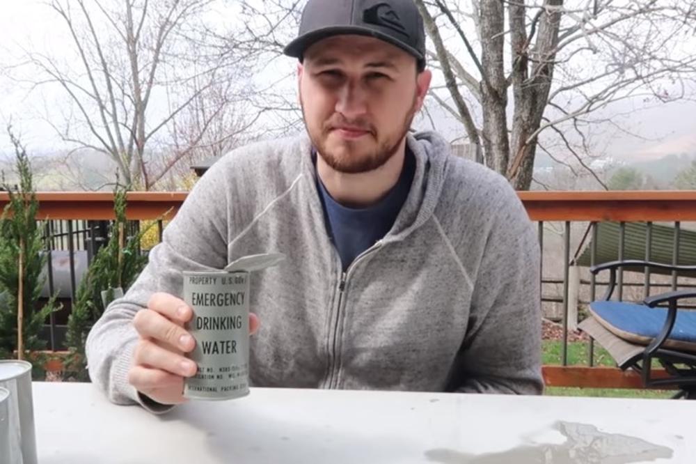 EKSPERIMENT: Popio je vodu koja je stajala u konzervi 16 godina, a evo šta mu se ubrzo dogodilo! (VIDEO)