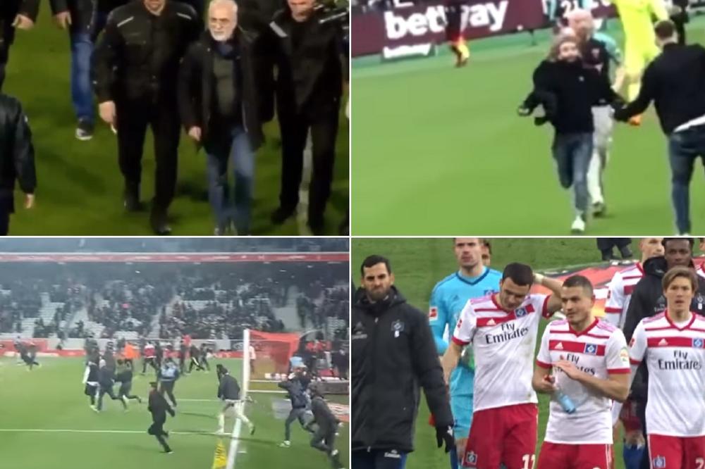 HULIGANIZAM U EVROPI SE POVAMPIRIO: Opšte navijačko ludilo, krv, noževi, vitlanje pištoljem, tuča sa igračima svog tima i mrtvački krstovi! (FOTO) (VIDEO)