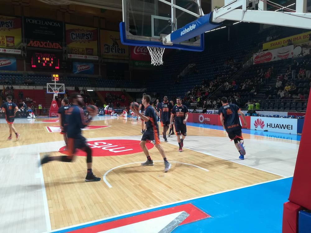 KK Valensija - zagrevanje  