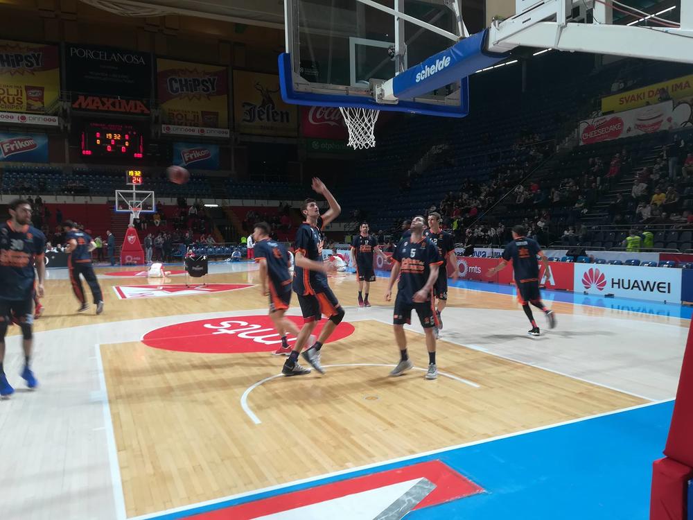 KK Valensija - zagrevanje  