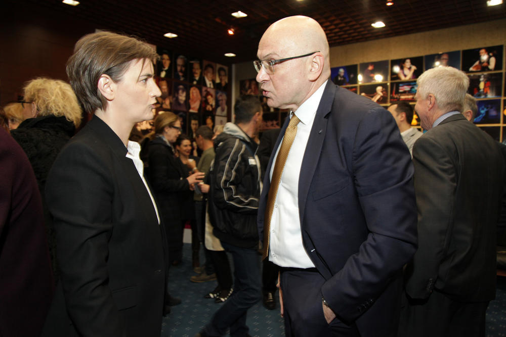 Ana Brnabić i Vladan Vukosavljević  