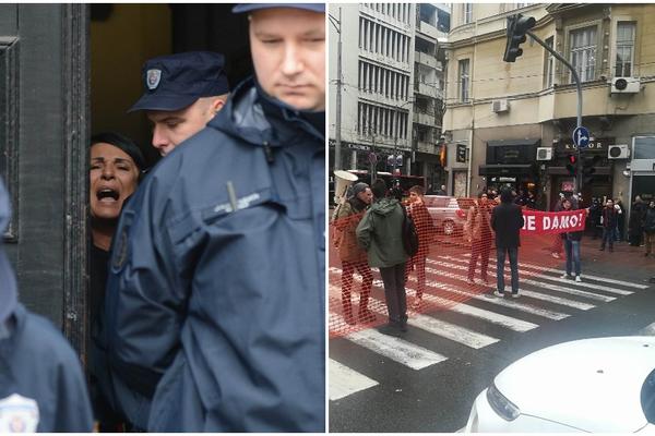 ŽENA PRETILA DA ĆE SE UBITI! Drama u Beogradu, Silvanu izbacili na ulicu SILOM! (VIDEO)