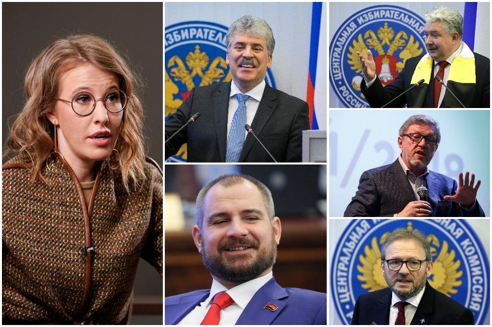 RUSKA PARIS HILTON, KRALJ JAGODA I STALJINISTA: Ovo su kandidati koji se u nedelju bore protiv PUTINA!