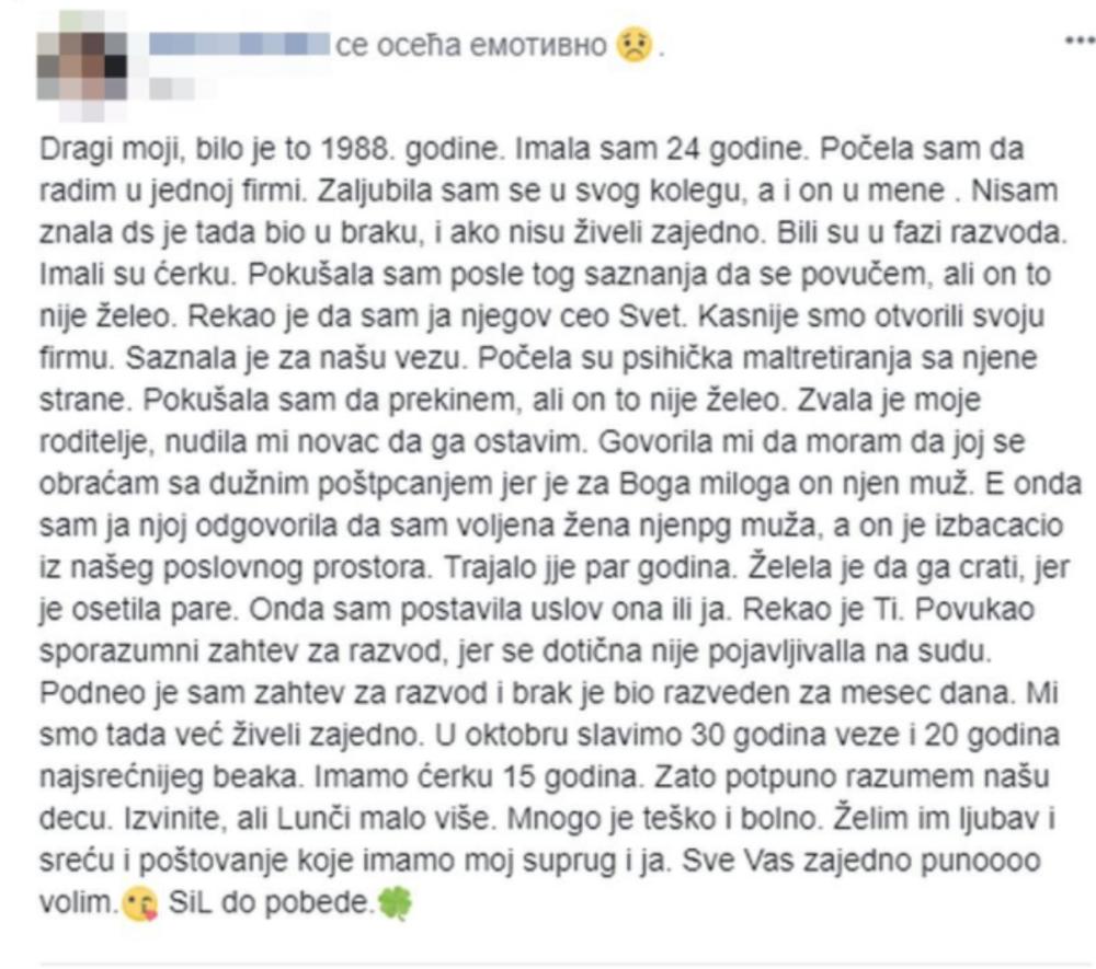 Pismo podrške Luni Đogani  