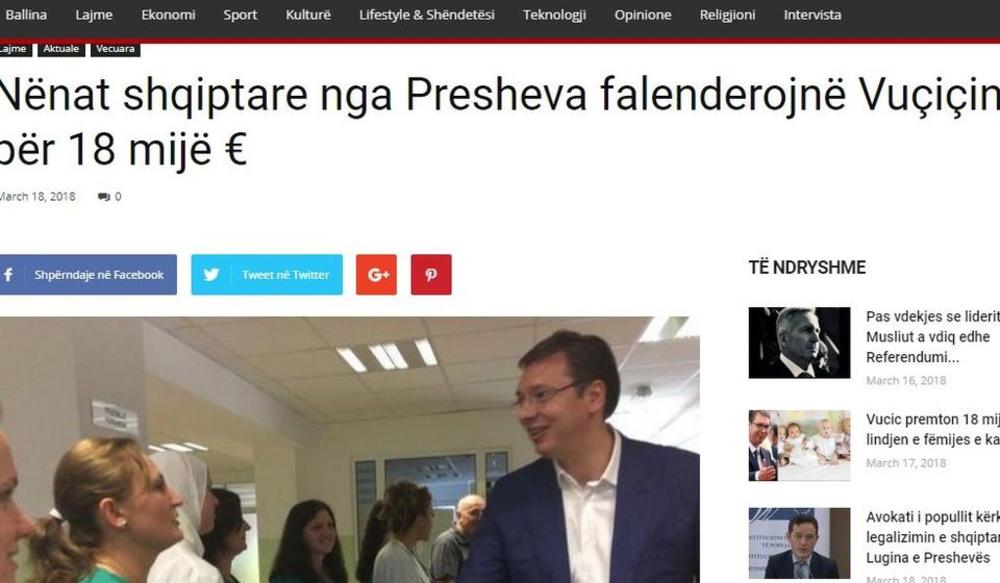 Pisanje Preševskih medija  