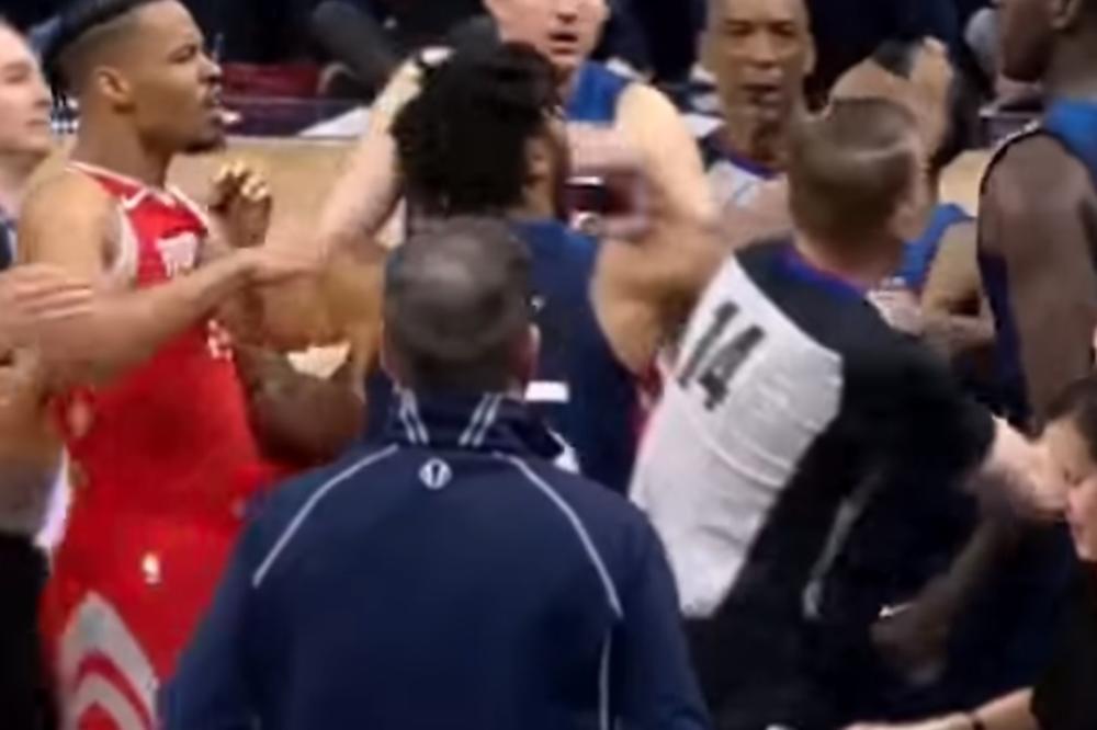 DA NIJE BILO BJELICE, PALA BI KRV! Frka na parketu u Minesoti, Kris Pol i Grin hteli da biju Nemanjinog saigrača! (VIDEO)