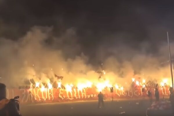 OZBILJNA TUČA! Vođa navijača GROBARSKE bratske ekipe izazvan na sukob od strane Večitog rivala! (FOTO)