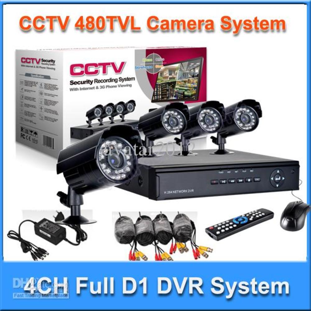 CCTV HD video nazor sa 4 kamere  