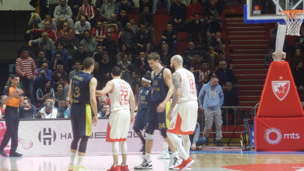 Detalj sa meča Crvena zvezda - Fenerbahče  