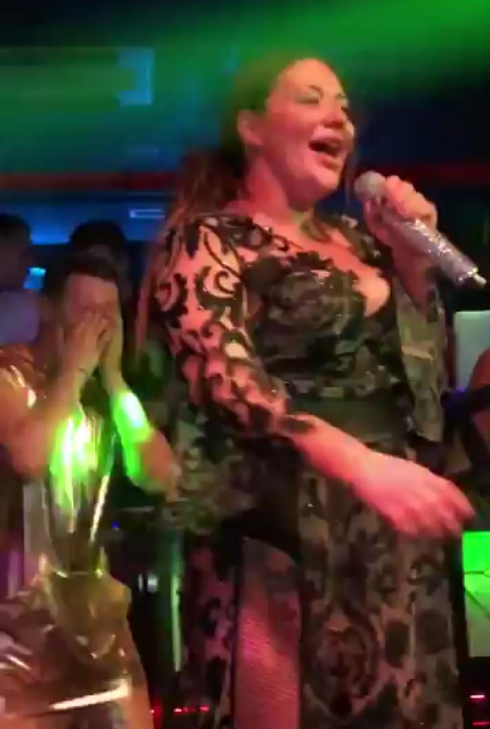 Ana Nikolić na nastupu u Zagrebu  