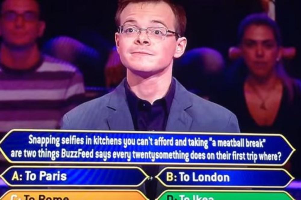 Izgleda da su naši STUDENTI MEDICINE SNALAŽLJIVIJI: Ušao je u kviz kao najnadmeniji takmičar a pao na prvom pitanju! (VIDEO)