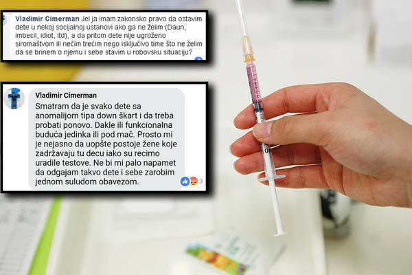 SVAKO DETE S ANOMALIJOM JE ŠKART, TO JE ZA POD MAČ BATO! Skandalozni stavovi sa profila koji nosi ime srpskog doktora! (FOTO)