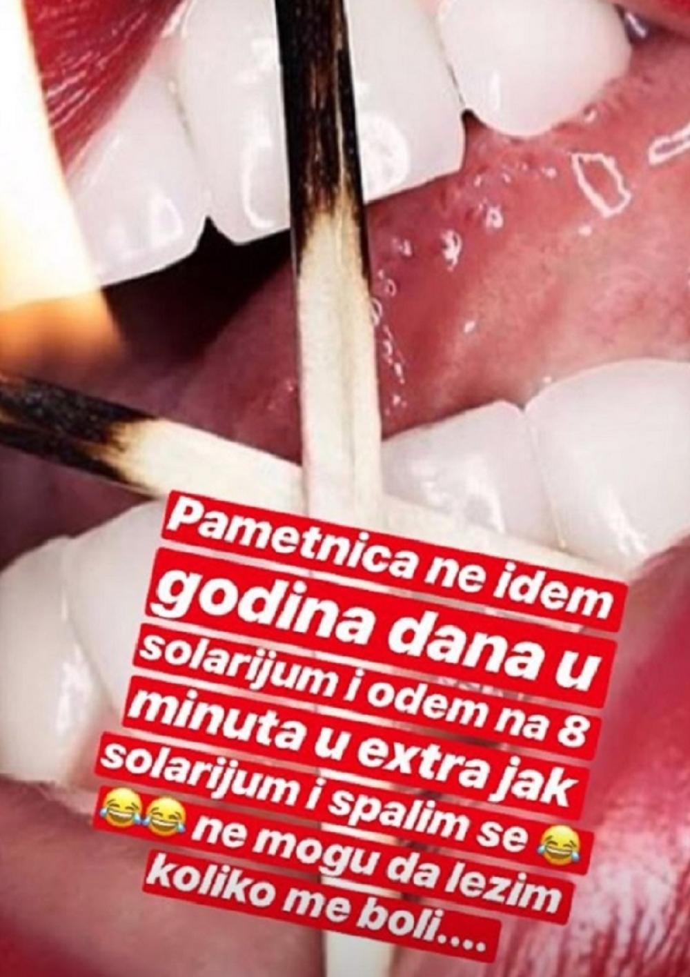 Anđelina objava na Instagramu  