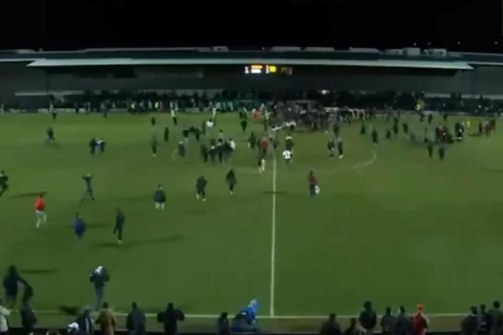 Navijači Srbije i Nigerije uleteli na teren posle meča: I jedni i drugi su jurcali za jednim našim reprezentativcem! (FOTO) (VIDEO)