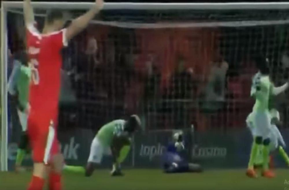 Branislav Ivanović slavi gol Srbije protiv Nigerije