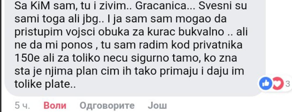Neki navode da nikada ne bi pristupili Vojsci Kosova 