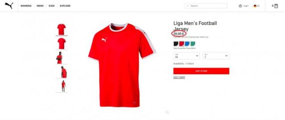 Pumini dresovi na zvaničnom sajtu  