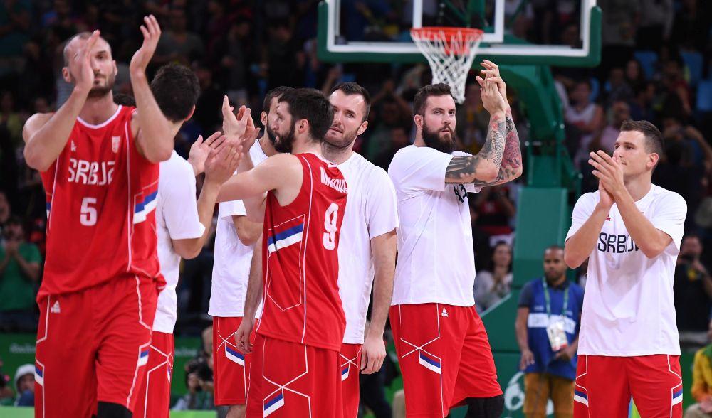 Košarkaši Srbije su sedam godina nastupali u crvenim dresovima