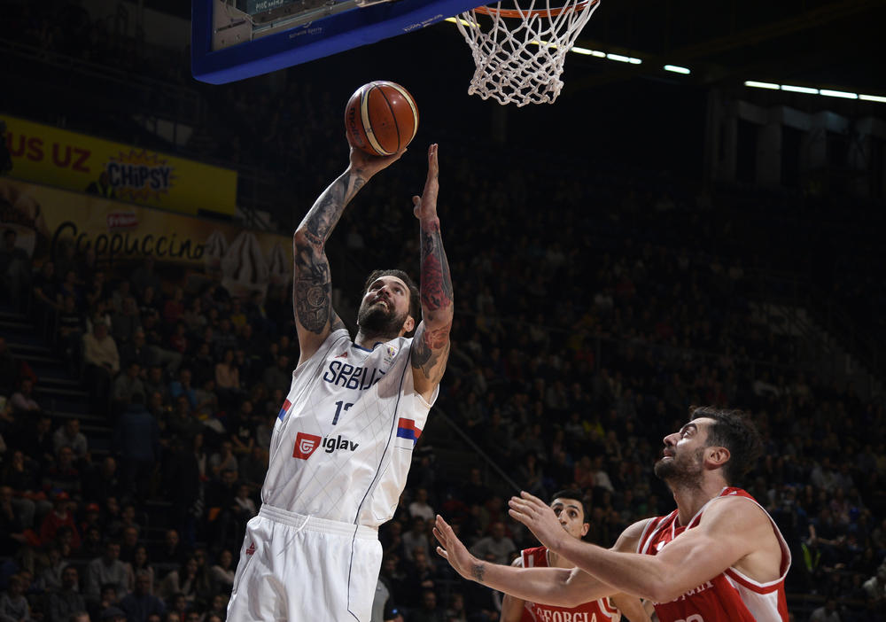 Miroslav Raduljica u dresu reprezentacije Srbije