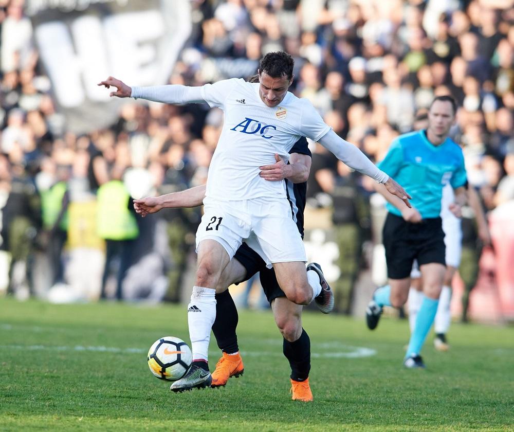 Darko Puškarić na meču protiv Partizana