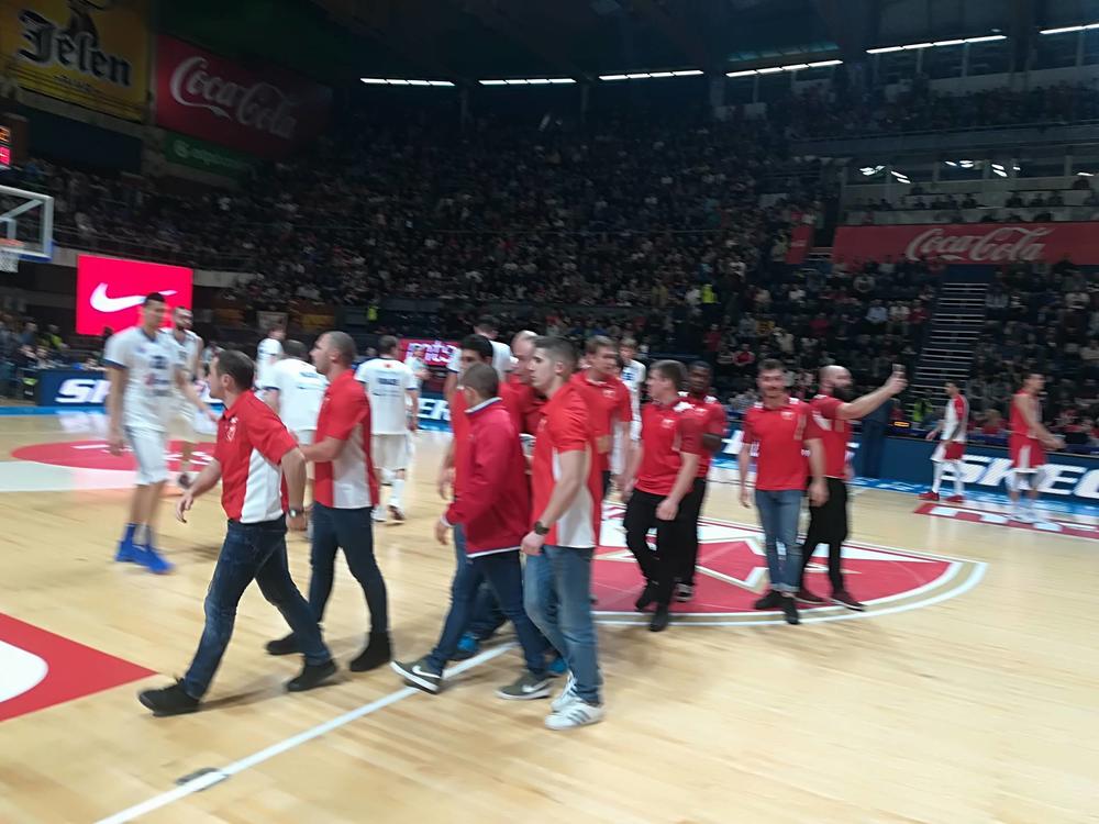 Detalj sa meča Zvezda - Mornar