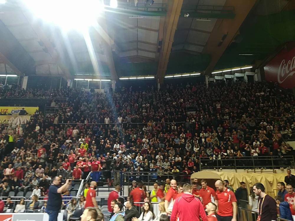 Detalj sa meča Zvezda - Mornar