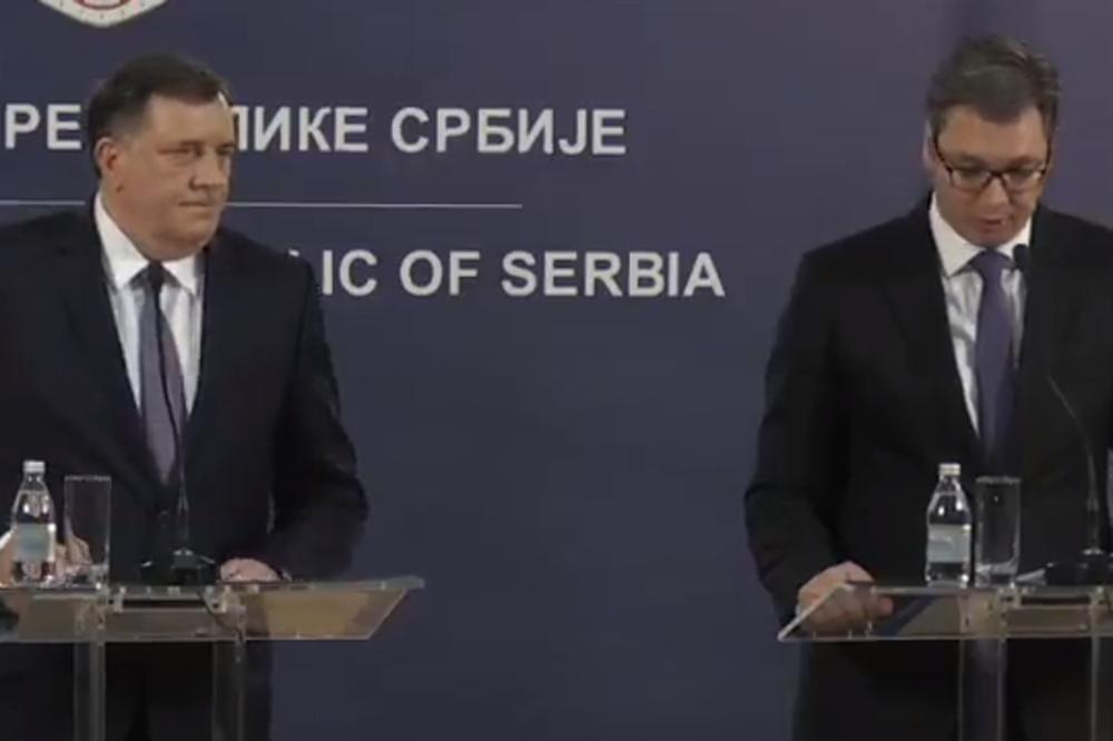 VUČIĆ SE SUTRA SASTAJE SA DODIKOM! Sastanak počinje u 11h