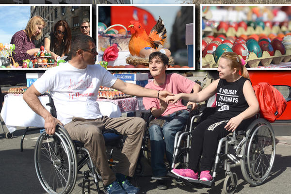 MUZIKA, PRAZNIČNI DUH, OSMESI: Beograđani, danas učinite dobro delo i kupite jaja koja su ofarbali HEROJI HUMANOSTI! (FOTO)