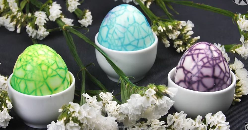 Farbanje jaja bez ljuske  