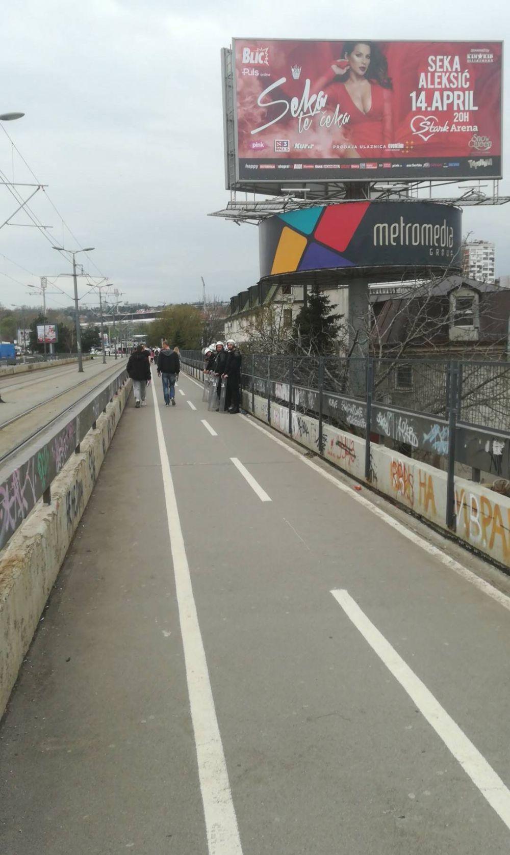 Autokomanda uoči mečeva Crvene zvezde i Partizanaa