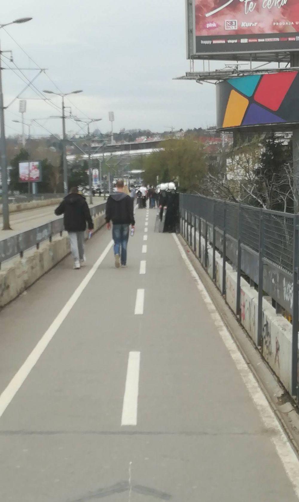 Autokomanda uoči mečeva Crvene zvezde i Partizanaa