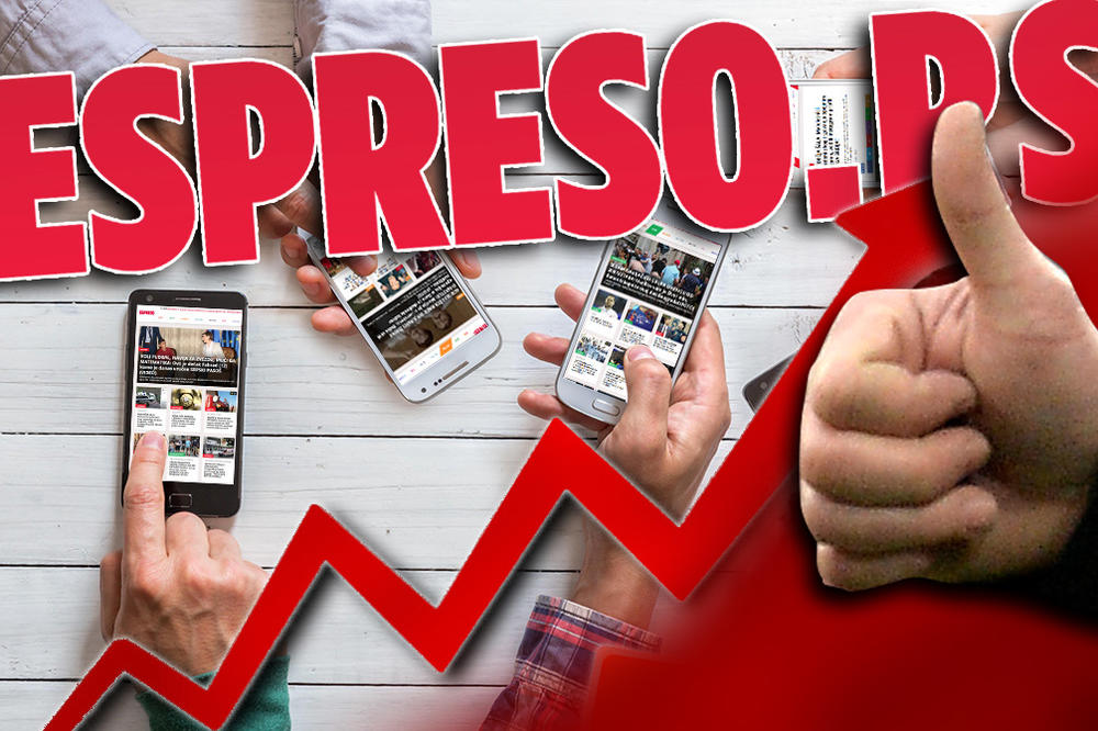 ESPRESO REKORD: U martu smo imali najbolji rezultat otkako postojimo, posetilo nas je čak 1.535.328 čitalaca, i to samo u Srbiji!