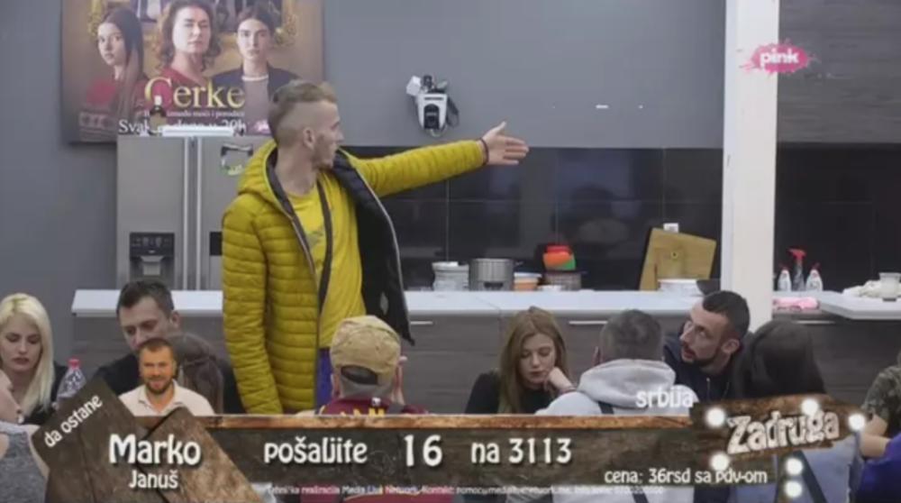 Žuti je pokušao da ga odgovori od ove  odluke i zato je dobio nagradu  