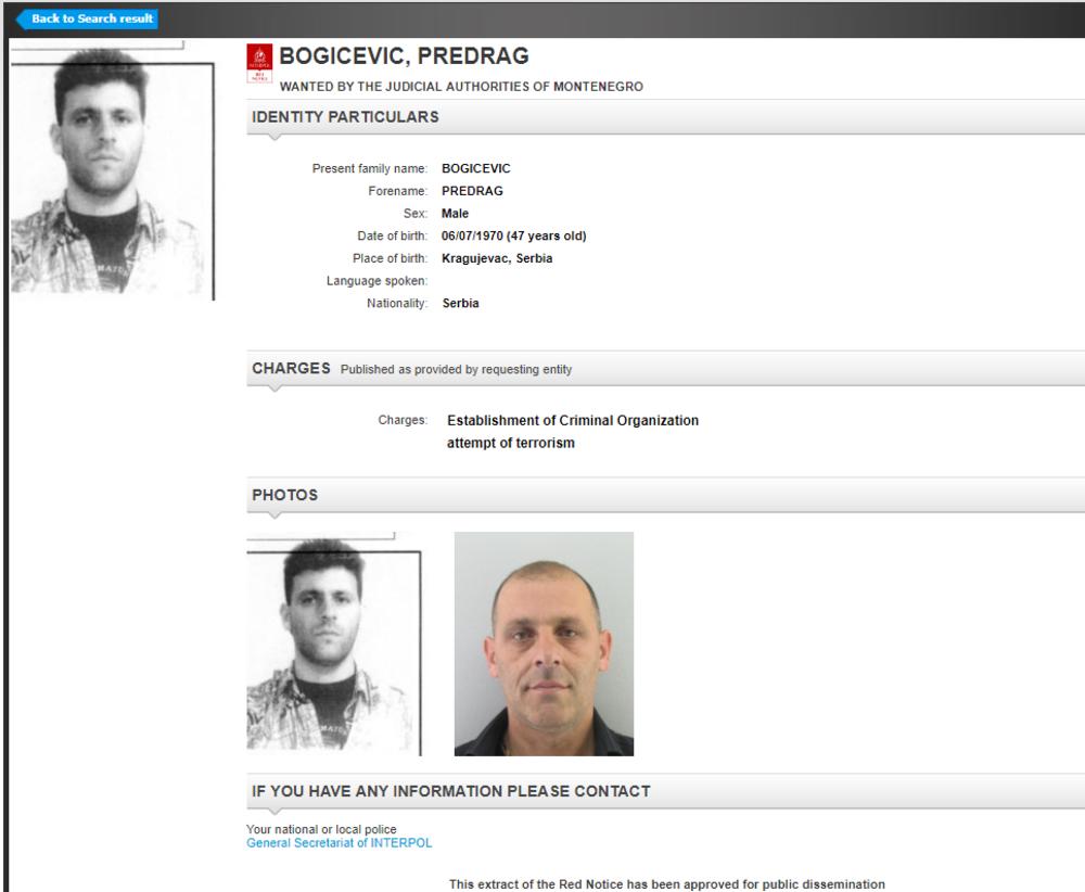 Interpolova poternica osoba sa srpskim državljanstvom  